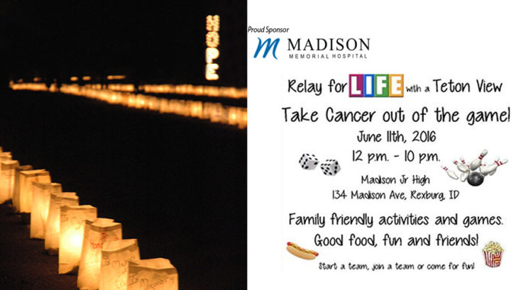 Relay for Life Saturday, June 11th